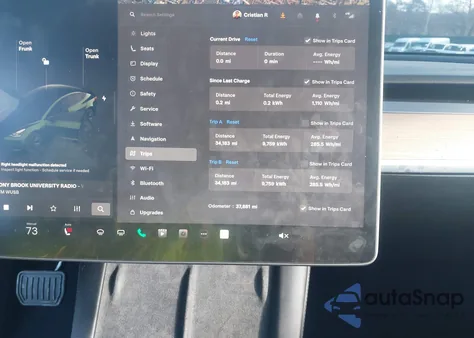 2022 Tesla Model 3 Long Range Dual Motor All-Wheel Drive z USA, uszkodzony, nr VIN 5YJ3E1EB6NF226910